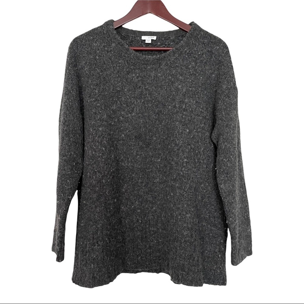 Pure Jill J.Jill Wool Blend Gray Crew Neck Sweater Women’s Large